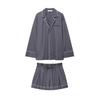 Estilo Europeo y Americano Amazon Aliexpress Tendencia de Moda Popular Camisa Versátil de Popelina con Adorno Traje de Shorts Sueltos