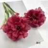Núcleo de grama de imitação flor de peônia rica cabeça chapéu faça você mesmo acessórios de material de cocar de flores para salão de casamento decoração de palco de parede de flores