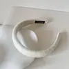 Diadema de Esponja con Lunares Estilo Retro de Hong Kong Borde Ancho Diadema Alta para la Parte Superior de la Cabeza para Mujeres Pinza para el Cabello Accesorio para el Cabello para Salir Versátil