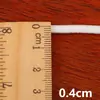 0,5cm Colorido em Estoque Tira de Nylon Alta Elasticidade Revestida com Óleo para Lingerie, Tiras Lindas para Costas, Cadarços, Acessórios, Corda Redonda, Elástico