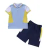 Ropa Deportiva Nueva para Niños 2025 Estilo Británico Uniformes de Jardín de Infancia Uniformes de Escuela Primaria y Secundaria Trajes de Verano Uniformes de Clase