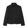 Fábrica de Vestuário Feminino Transfronteiriço Atacado 2026 AliExpress Venda Quente Moda Jaqueta Blazer de Gola Alta