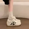 Zapatillas de entrenamiento alemanas de moda con suela gruesa y bloques de color para mujer, nuevas zapatillas versátiles de estilo coreano para otoño 2026, zapatillas retro transpirables