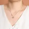 Yuebao Joias Prata Esterlina S925 Banhado a Ouro Bolinhas Fragmento de Gelo Ruyi Novo Estilo Chinês Elegante Nicho Moda Colar Atacado