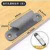 Manija de Plástico sin Taladro, Manija de Puerta Móvil Simple para Ventanas, Gabinetes, Puertas Correderas de Balcón, Manija de Puerta de Montaje Superficial con Superficie Adhesiva de Vidrio