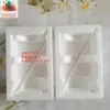 Taza Redonda Recta de Vidrio Miel con Textura de Paja Caja de Espuma Engrosada Embalaje Caja de Protección Anti-rotura para Envío
