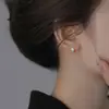 Pendientes de Cubos de Azúcar para Mujer, Diseño de Nicho, Alta Gama, Versátiles, Pendientes de Moda, Nuevo Estilo 2025, Lujo Personalizado y Accesible