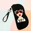 Estuche de Silicona para Gafas Nuevo Producto Transfronterizo Portátil Moda DIY Estuche Protector para Gafas de Sol Bolsa Colgante Bolsita para Gafas