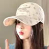 Gorra de béisbol floral estilo coreano fresca y antienvejecimiento para mujer ins Estilo dulce snapback Primavera y Verano sombrero versátil para protección solar