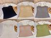 Verano Nuevo Seda de Hielo Sin Costuras Sling Copa Fija Sexy Envoltura de Pecho Una Palabra Hermoso Chaleco Espalda Anti-corrida Ropa Exterior Top