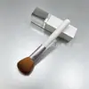 Pincel de contorno con forma de calabaza que se adapta a los contornos faciales, pincel para sombras de perfil, pincel de maquillaje, pincel para polvos sueltos, pincel para colorete, hecho de pelo de poni