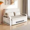 Sofá cama plegable para salas de estar pequeñas, sofá cama multifuncional dos en uno con almacenamiento, tela resistente a los arañazos de gato, sofá cama plegable