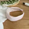Diadema de Satén Sedoso Estilo Coreano de Ala Ancha para Mujer, Uso Diario, Pinza para el Cabello de Presión Alta en la Parte Superior de la Cabeza, Accesorio Versátil Simple