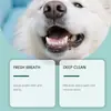 Pó para Limpeza de Dentes de Cachorro Kriath Cuidado com a Higiene Oral Limpeza Suave Dentes de Cachorro Frescos e Limpos Pó Dental para Animais de Estimação