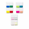 Etiquetas de índice de color transfronterizas notas adhesivas transparentes impermeables y escribibles pegatinas de notas adhesivas translúcidas etiquetas adhesivas de fuerte adhesivo