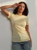 2026 Nova Camiseta de Manga Longa com Estampa de Flocos de Neve Estilo Europeu e Americano para Mulheres, Fina de Verão, Translúcida, Gola Redonda, Caimento Solto, Camisa Básica Elegante