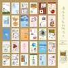 Señor. Caja de Serie de Dibujos 'La Vida del Papel' 30 Tarjetas Postales Simples Tarjetas de Decoración de Pared de Vida Lenta