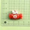 Dibujos animados brillantes festivos animales pequeños hechos a mano DIY pegamento de crema accesorios de resina pegatina para refrigerador material para horquillas y joyería paquete