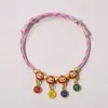 Pulseira de Corda Multicor, Joia de Corda de Mão Zongzi Trançada Atacado, Artesanal Puro, Estilo Nacional, Tendência Nacional, Corda Vermelha Trançada à Mão