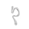 Brincos Europeus e Americanos Irregulares Clip de Orelha Clip de Orelha de Cobra Brincos Geométricos de Temperamento Minimax Furos de Orelha para Homens e Mulheres