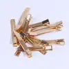 Clip de Pinza de Pato Doble Ancho Engrosado de Metal Pinza para el Cabello DIY Pinza para Flequillo Cabello Suelto Accesorios para el Cabello Negro Plata Accesorios para la Cabeza