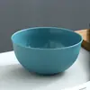 Bol de Arroz 15cm Bol de Trigo para el Hogar Bol de Ramen con Rayas Verticales Bol de Postre Bol de Sopa Regalo Apto para Microondas Logo