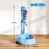 Dispensador de Agua para Mascotas Huayuan Hoopet, Bebedero Automático para Perros que Previene el Mojado de la Boca, Comedero Colgante, Botella de Agua con Bola Rodante