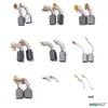 Escobillas de Carbón al por Mayor para Varios Modelos de Herramientas Eléctricas, Motores de CC, Amoladoras Angulares, Accesorios para Escobillas de Carbón, Martillos Eléctricos, Taladros de Mano, Escobillas de Carbón
