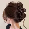 2026 Nuevo Clip de Tiburón Retro Pinza para el Cabello Melard Estilo Coreano Pinza para el Cabello Pinza de Garra Grande Primavera y Verano Accesorio para el Cabello de Mujer