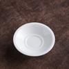 Posavasos de taza de porcelana blanca jade sebo, taza de degustación de cerámica, posavasos de tamaño pequeño, accesorios para ceremonia del té kung fu, porcelana blanca de Dehua