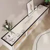 Alfombrilla para mesa de mueble de TV estilo americano, nuevo modelo 2025, mantel de lujo ligero de alta gama, alfombrilla protectora para encimera de mueble zapatero alargado, mueble auxiliar de comedor