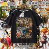 Clássicos Americanos da Montanha e do Mar Tongtongge Stickman Roupas Infantis Marca Trendy Roupas Periféricas Camiseta Infantil de Manga Curta Camiseta Básica Top 6