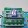 Suministro Directo Tubo Digital LED de 1 Dígito de 0.5 Pulgadas, Pantalla Digital de Luz Blanca de Ánodo Común, Tubo Digital de 8 Dígitos Individual de Doble Fila de 10 Pines