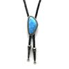 Novo design corda de gola longa triângulo oblíquo turquesa colar masculino all-match acessórios de manga curta pingente retrô novo estilo