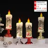 Nova Decoração de Natal Lâmpada de Vento Luminosa Caixa de Música Ornamentos Luz Noturna Criativa Luz de Vela Presentes para Amigos Venda por Atacado