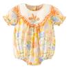 Ropa de bebé funda triangular recién nacido estilo occidental fino recién nacido Princesa luna llena niña bebé mono de verano