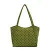 Bolso de Hombro de Pana de Lunares, Bolso de Hombro de Gran Capacidad, Bolso Versátil para el Brazo para Mujer, Bolso de Mano Grande para Mujer 2026, Transfronterizo