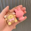 Sanrio Kulomi Llavero Lindo Perro Canela Chica Dibujos Animados Colgante Pareja Mochila Escolar Colgante Llavero