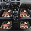 Tapetes Decorativos de Chão para Carro de Veludo Cristalino Americano Transfronteiriços da Amazon Conjunto de 4 Peças Fácil de Limpar Antiderrapantes e Resistentes à Sujeira Tapetes Universais