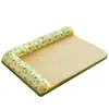 Cama para Pet Verão com Cercado em L, Tapete Refrescante para Cama de Cachorro, Respirável e Fresco para Cães de Porte Pequeno e Médio, Tapete de Verão para Gatos
