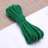 En Stock Cuerda de Algodón de Ocho Hilos de Colores de 5 mm para Manualidades DIY, Cuerda de Cáñamo Trenzada, Cordón, Cinturón, Cuerda de Amarre, Cuerda de Algodón Hueca de 8 Hilos