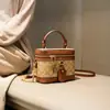 Bolso pequeño para mujer, bolso de mano estampado, neceser tipo caja pequeña, estilo retro europeo y americano de alta gama, bolso de hombro único para mujer, bolso cruzado