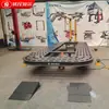 Máquina de alinhamento de chassi, plataforma de reparo automotivo com especificação personalizada, especializada para oficinas de reparo de automóveis, feita de chapa única de aço manganês