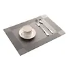 Mantel individual para vajilla resistente al calor para el hogar, PVC impermeable, anti quemaduras, aislante, estilo europeo para mesa de comedor, mantel para mesa de comedor estilo occidental, antiincrustante, fácil de limpiar