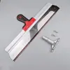Raspador AutoNivelante para Cimento com Cabo Plástico, Ferramenta Dentada de Aço Inoxidável para Argamassa Epóxi, Rolo Desaerador com Cabo Especial