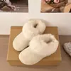 Pantuflas de algodón para mujer, de 5 cm de suela gruesa, forradas de felpa, para interior y exterior, nuevo estilo 2026, sin cordones, de punta cerrada, estilo Birkenstock