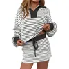 Traje de Falda Corta con Cuello en V Estilo Nuevo Verano 2026, Ropa Elegante para Mujer Tallas Grandes, Conjunto Casual Holgado de Dos Piezas, Tendencia Amazon