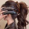 Pasador de plátano retro coreano para mujer 2024 Nuevo elegante clip horizontal para fijar el cabello de atrás Pasador de plátano