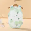 Chaleco de Bebé, Algodón Puro Verano Delgado Sin Mangas Pijama Triangular para Bebé, Pelele con Portabebés para Recién Nacido