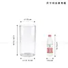 Vaso transparente anti-queda para bambu da sorte, tamanho grande, recipiente para cultura em água para bambu hidropônico, acrílico imitação de vidro plástico